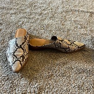 Crown Vintage Snakeskin Mules